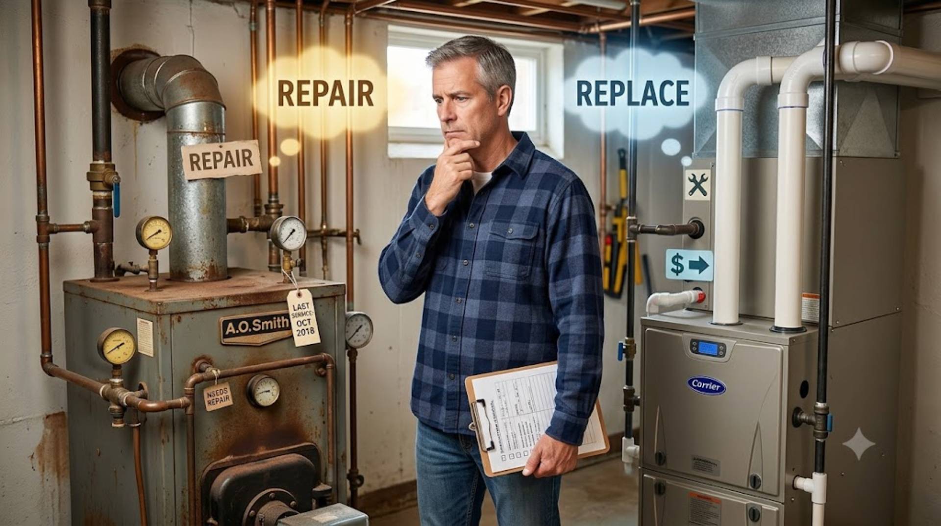 Should You Repair or Replace an Aging Heating System? Key Factors to Consider